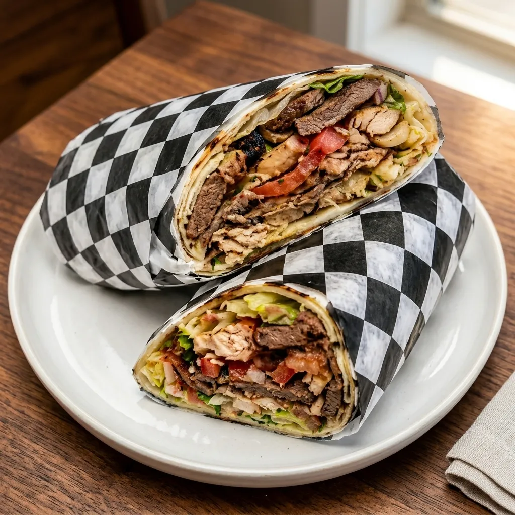 Beef Shawarma at King's Restaurant – fresh Middle Eastern shawarma wrap