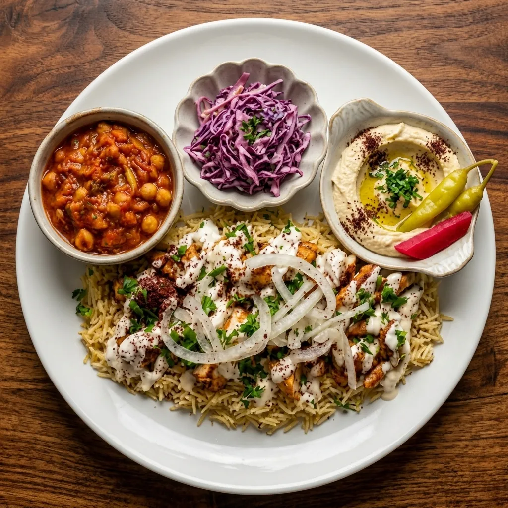 Lamb Platter at King's Restaurant – Middle Eastern lamb platters meal